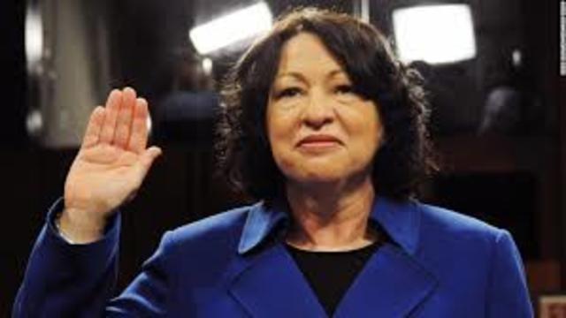 First Hispanic SCOTUS Judge- Sonia Sotomayor