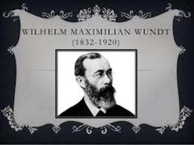 Wilhelm Maximilian Wundt  8/16/1832 8/31/1920