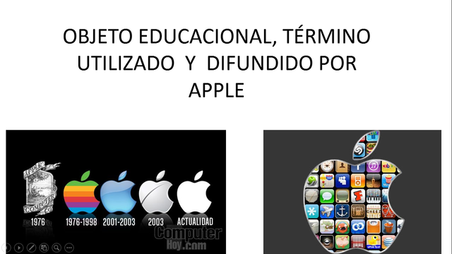 Se introduce el término "Objeto Educacional".