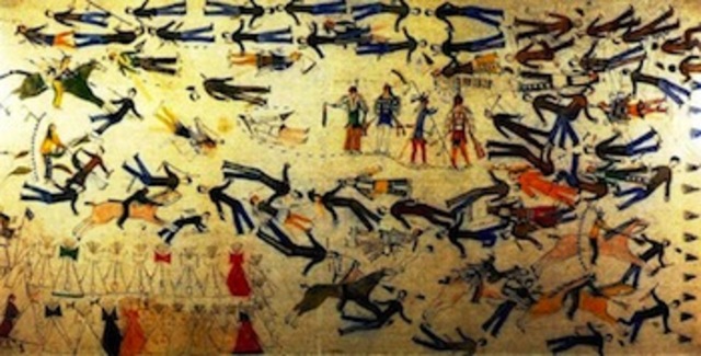 The battle of Little Bighorn