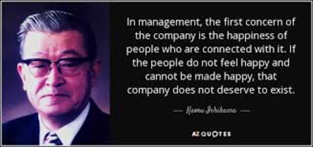 Kaoro Ishikawa implementa los círculos de calidad