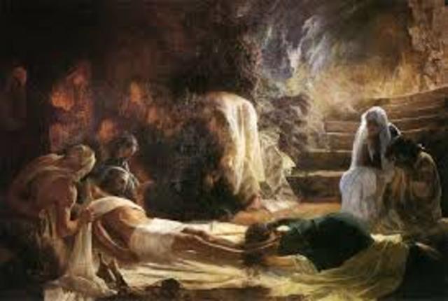 SABADO (Santo) Jesús en la tumba.
