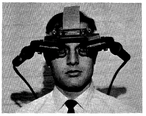 A head-mounted three dimensional display