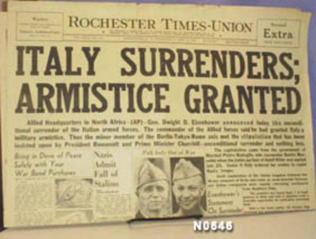 Italy Surrenders