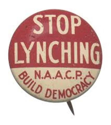 This was the first year since 1881 without a lynching.