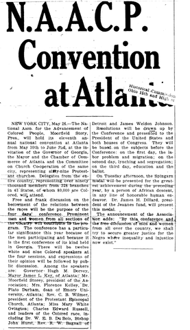 NAACP convention in Atlanta