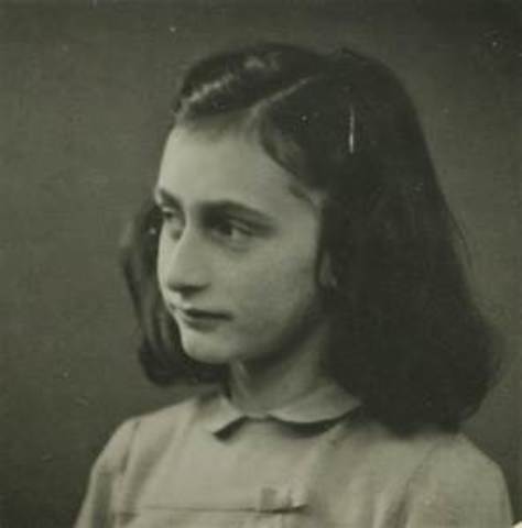 Anne Frank went into hidding