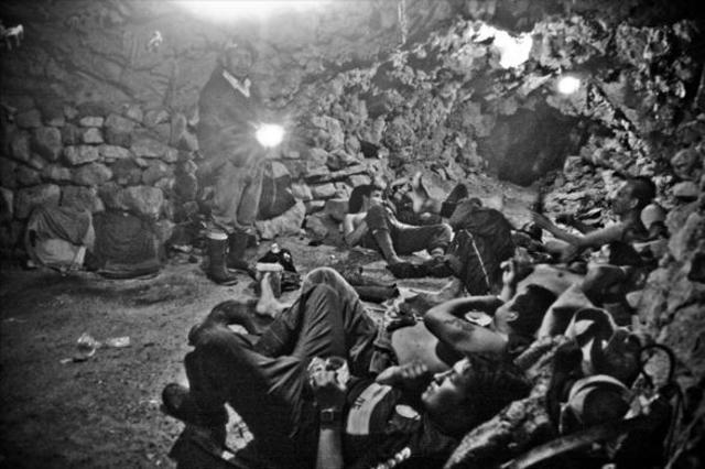 Re-localización de mineros de las minas de estaño