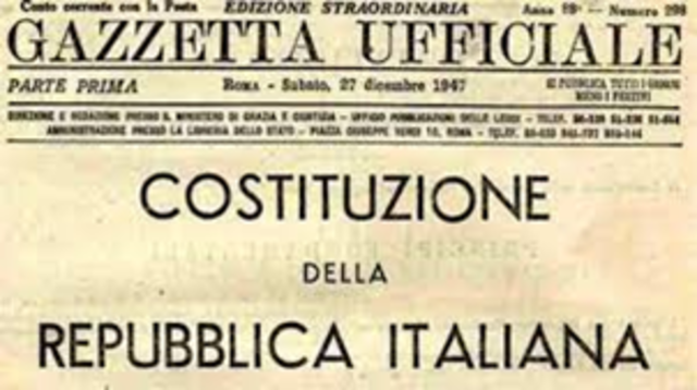 La Costituzione della Repubblica Italiana