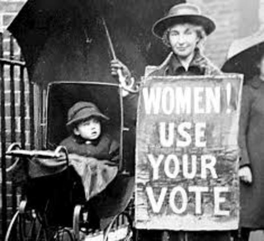 19th Amendment Grants The Right To Vote To Women