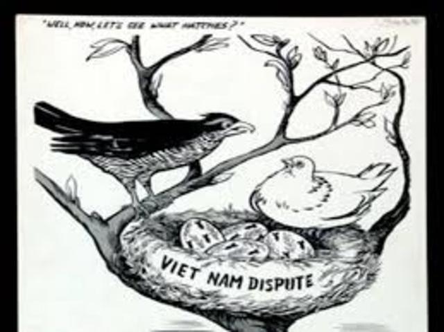 Congress and eventually most of America divided into two camps: Hawks and Doves