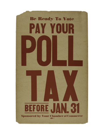 1937 - Supreme Court rules that poll taxes are constituional