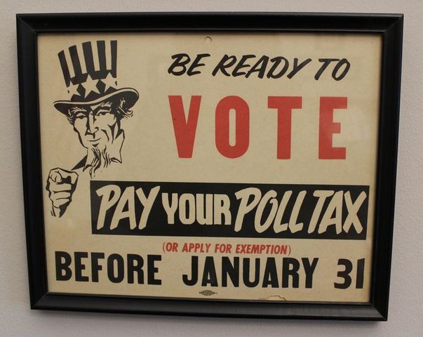 Supreme Court rules the poll taxes are constitutional