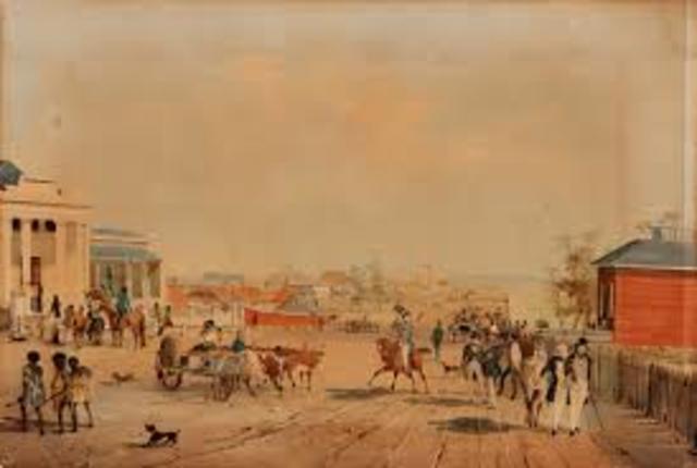 South Australia established, with Adelaide as its capital.