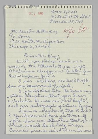 MLK letter from Birmingham Jail