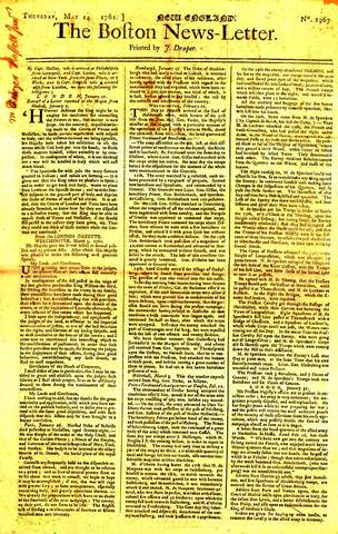 The first newspaper