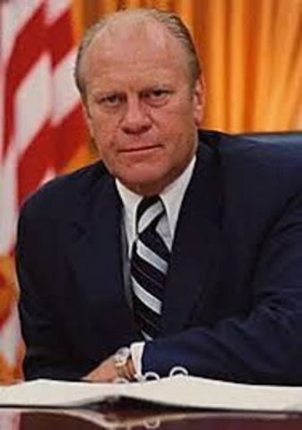 Nixon resigns; Ford is President