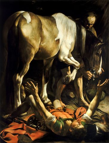 BAROQUE - Caravaggio, "Conversion of Saint Paul"
