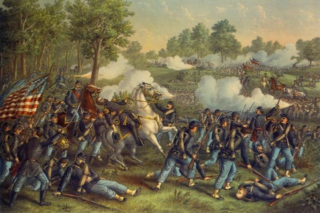 The beginning of the Civil War