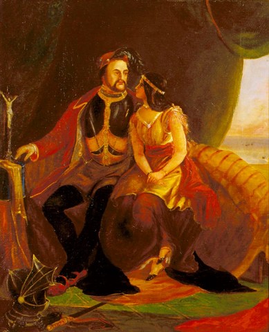 Pocahontas marries John Rolfe