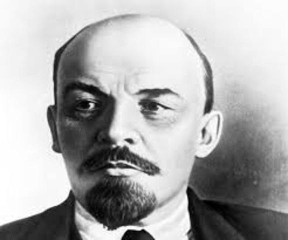 Lenin overthrew the Russian Government