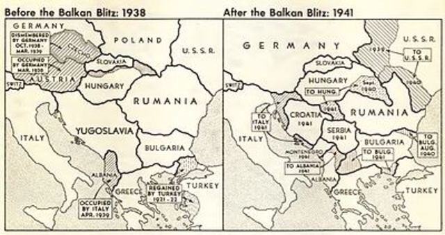 Hitler takes over the Balkans