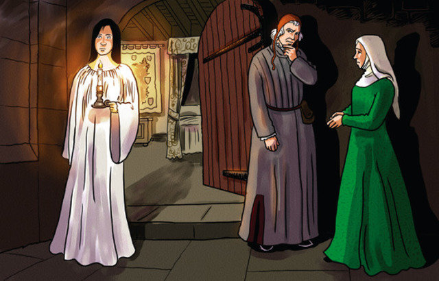 Lady Macbeth walks, talks, and washes her hands in her sleep