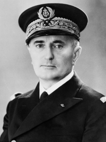 French Admiral François Darlan, Commander-in-Chief of the French Navy, assures Winston Churchill that there will be no question of surrendering French naval ships.