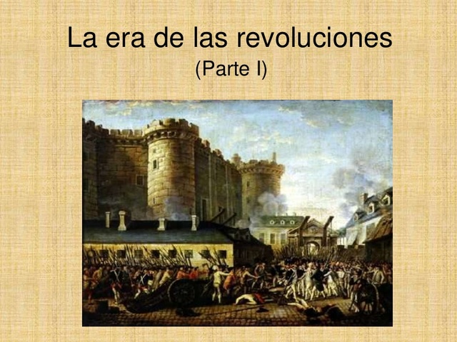 La era de las revoluciones