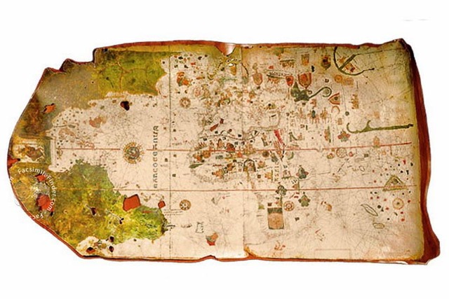 Primer mapa en el que aparece América de Juan de la Cosa