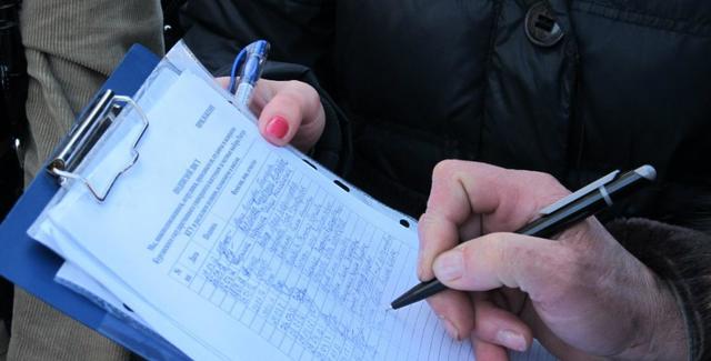 Подача в ЦИК подписей избирателей.