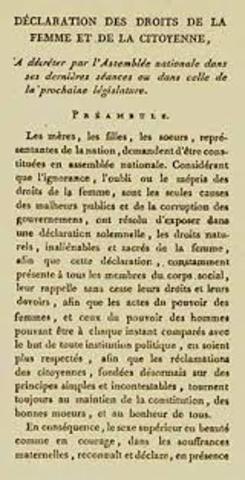 Declaration of Rights for Women