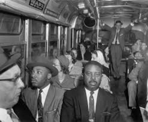 The Supreme Court declared segregation on buses that crossed state borders was illegal.