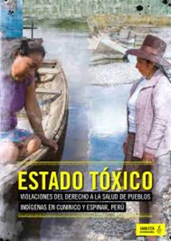 Visita de Amnistía Internacional a la C.N de Cuninico en Febrero y Agosto