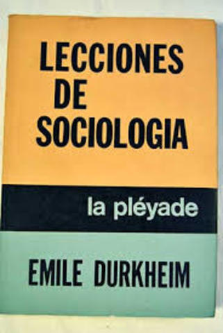 Lecciones de Sociología