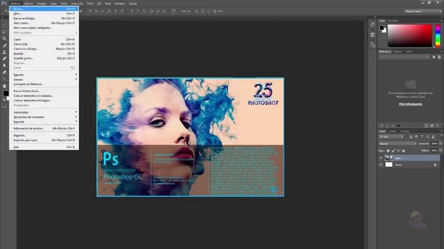 Photoshop CC 2015, archivos recientes en el inicio