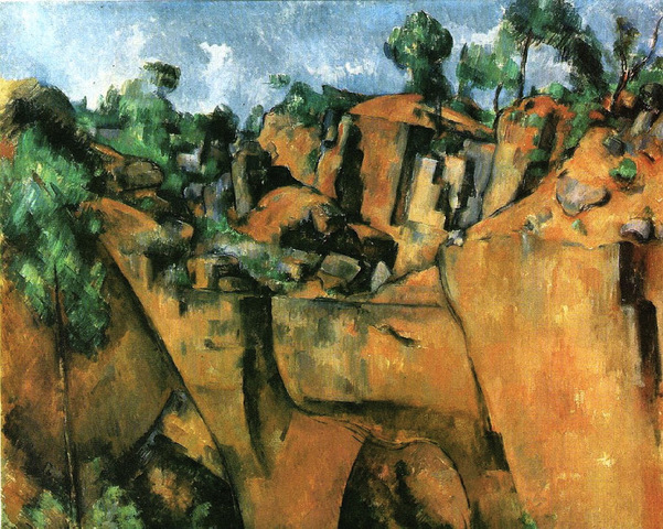 Paul Cezanne, "Bibemus Quarry"