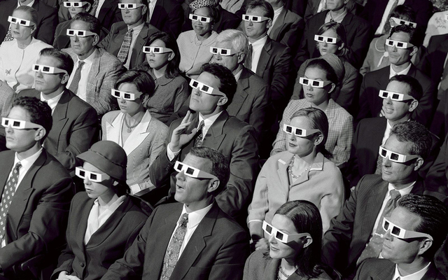 First 3-D Film