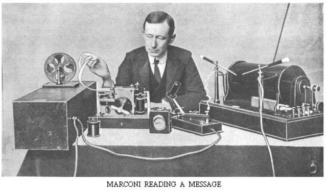 First wireless telegraphy