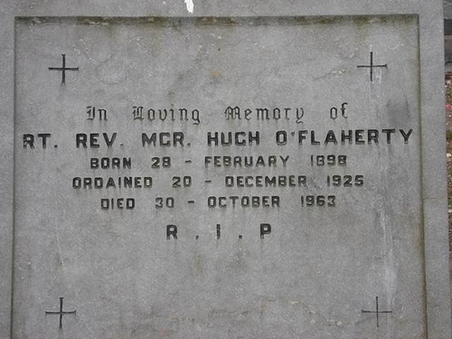 Hugh O´Flaherty´s Death