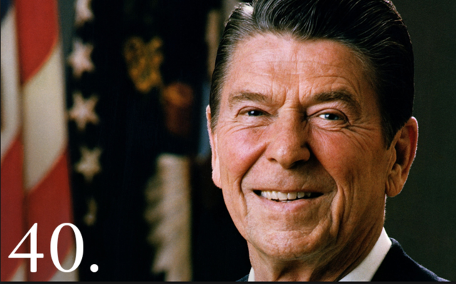 President Regan takes office