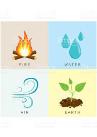4 elementos de la naturaleza