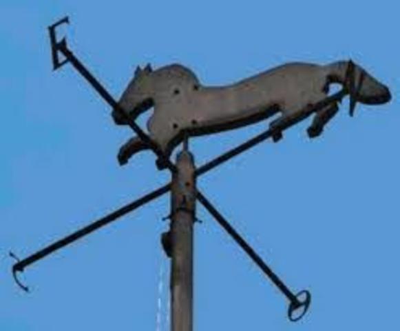 Instalación de la veleta tradicional