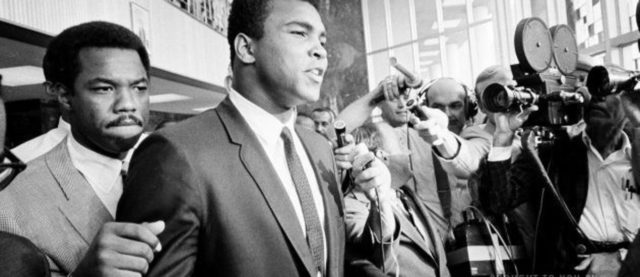 Muhammad Ali refuses military service