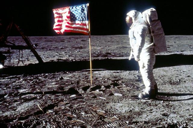 American Astronauts land on the Moon