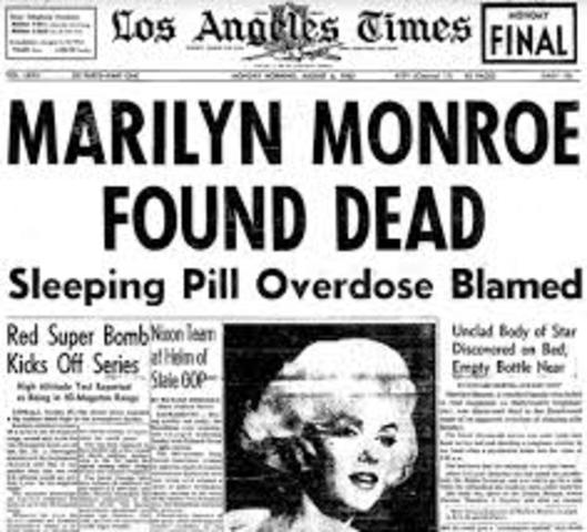 marilyn monroe died
