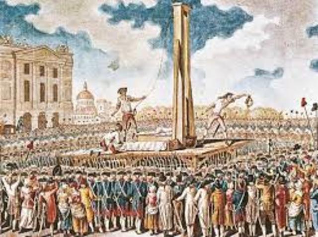 Morte Robespierre conseguente allo scoppio della crisi