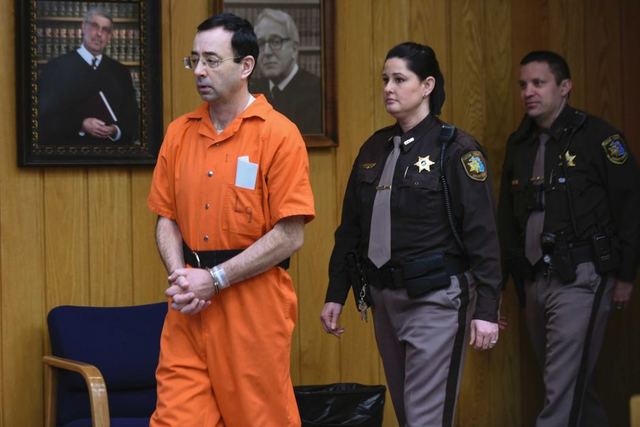Nassar pleaded guilty to three counts of first-degree criminal sexual conduct