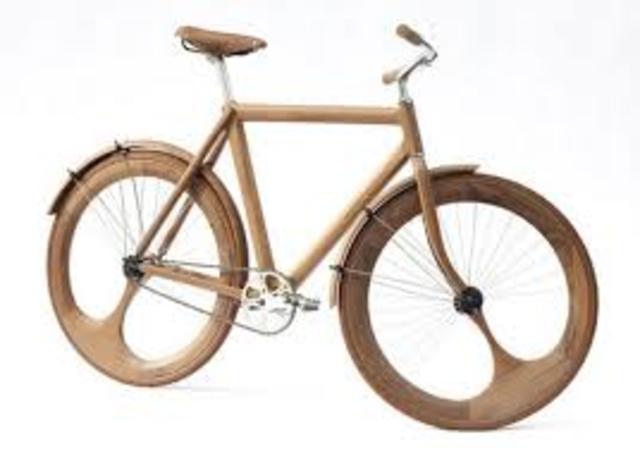 La bicicleta de madera