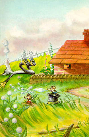 Το τούβλινο σπιτάκι.